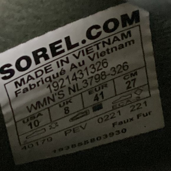 Sorel Out N About Plus Mid Boots Suede Camo 10 - Picture 9 of 12